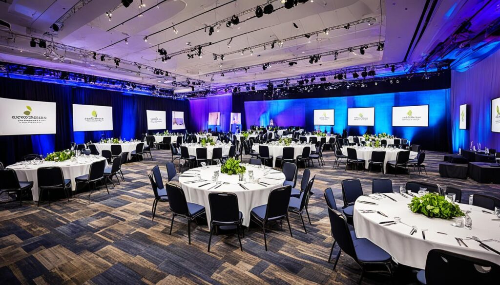 Showcase event spaces